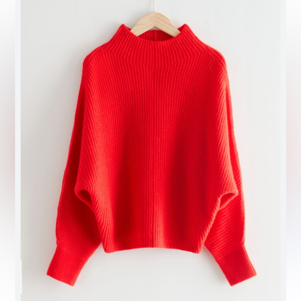 & Other Stories, Voluminous Turtleneck, Knit Sweater!